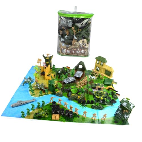 WEKAMOS 130 Stück Teiliges Modellset mit Soldaten Spielfiguren für Sandtisch Simulation Detailreich Gestaltete Kunststofffiguren Kindgerechtes Armee für Jungen und Mädchen von WEKAMOS