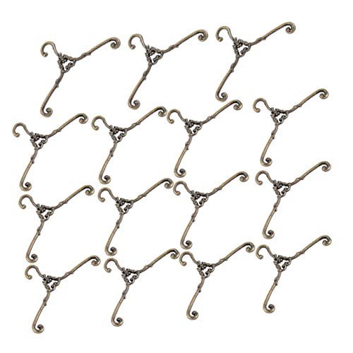 WEKAMOS 15 Stück Kleiderbügel für Puppen Teiliges aus Metall Vintage Stil zur Aufbewahrung von Puppenkleidung Dekoration Ihres WEKAMOS 15 Stück Kleiderbügel für Puppen Teiliges aus Metall Vintage Stil zur Aufbewahrung von Puppenkleidung Dekoration Ihres von WEKAMOS