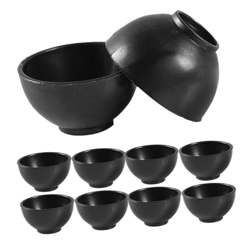 WEKAMOS 15 Stück Kleines Hauszubehör Party Miniaturen Kinderschüsseln Kleine Servierschalen Winzig Machen Mini Hausgericht Mini-hausküchenzubehör Miniaturschalen Puppenschale Black Plastik WEKAMOS 15 Stück Kleines Hauszubehör Party Miniaturen Kinderschüsseln Kleine Servierschalen Winzig Machen Mini Hausgericht Mini-hausküchenzubehör Miniaturschalen Puppenschale Black Plastik von WEKAMOS