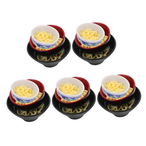 WEKAMOS 15 Stück Ramen-Schüssel- Instant-Ramen-Schüssel Essensrequisiten Miniatur-Schüssel Simulationsmodell einer Nudelschüssel realistisches Spielfutter Bastelschüssel Plastik WEKAMOS 15 Stück Ramen-Schüssel- Instant-Ramen-Schüssel Essensrequisiten Miniatur-Schüssel Simulationsmodell einer Nudelschüssel realistisches Spielfutter Bastelschüssel Plastik von WEKAMOS