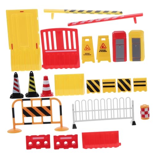 WEKAMOS 15 Stück Teiliges Mini verkehrszeichen aus Robustem Kunststoff Realistisches Design Pädagogisches Verkehrssicherheits Fördert Verkehrszeichen erkennung und Eltern Junge von WEKAMOS