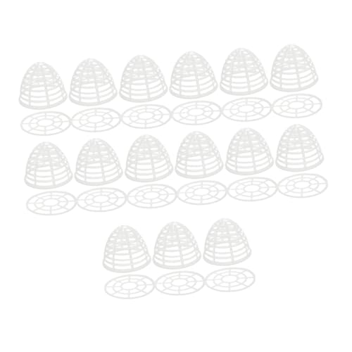 WEKAMOS 15 Stück Teiliges Puppenrock Stütze mit Sockel Stabiler Doll Dress Pannier Holder für DIY Puppenmode als Doll Underskirt Support zur Betonten Kleiderform bei Hochzeits und von WEKAMOS