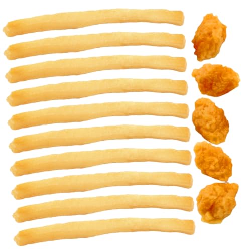 WEKAMOS 15 Stück Teiliges Realistische Pommes Frites und Chicken PVC Küchen Deko Restaurant Fast Food Modell für Party Pretend Play WEKAMOS 15 Stück Teiliges Realistische Pommes Frites und Chicken PVC Küchen Deko Restaurant Fast Food Modell für Party Pretend Play von WEKAMOS