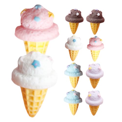 WEKAMOS 15 Stück Teiliges Realistisches Eiscreme Modell aus Flexiblem Resin Farbenfrohe Eistüten Nachbildung für Fotografie Requisiten Dekoration und Kinderspielzeug Langlebig und Sicher WEKAMOS 15 Stück Teiliges Realistisches Eiscreme Modell aus Flexiblem Resin Farbenfrohe Eistüten Nachbildung für Fotografie Requisiten Dekoration und Kinderspielzeug Langlebig und Sicher von WEKAMOS