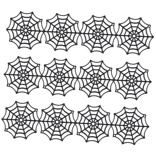 WEKAMOS 150 Stück Teiliges Halloween Spinnennetz aus Robustem Kunststoff Realistische Spinnweben Deko für Innen und Außenbereich Leichte Wiederverwendbare Partydekoration für Gruselige von WEKAMOS