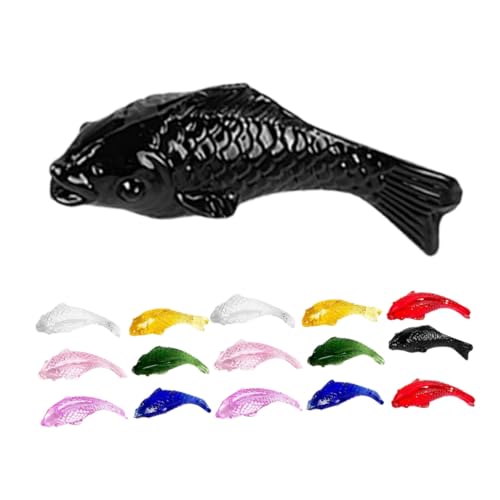 WEKAMOS 16 Stück Teiliges Kristallfisch aus Harz Bunte Miniatur Figuren mit Feiner Verarbeitung Dekorative Aquarium und Gartendekoration Vielseitig für Haus und Bürogestaltung Geeignet WEKAMOS 16 Stück Teiliges Kristallfisch aus Harz Bunte Miniatur Figuren mit Feiner Verarbeitung Dekorative Aquarium und Gartendekoration Vielseitig für Haus und Bürogestaltung Geeignet von WEKAMOS