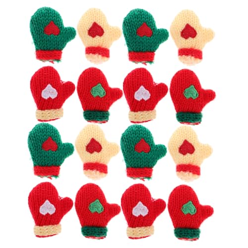 WEKAMOS 16Stücke Mini Strickhandschuhe DIY Künstlerbedarf Weihnachtsdeko Puppen Accessoires Mini Handschuh Ornamente Für Bastelprojekte Und Weihnachtsfeiern WEKAMOS 16Stücke Mini Strickhandschuhe DIY Künstlerbedarf Weihnachtsdeko Puppen Accessoires Mini Handschuh Ornamente Für Bastelprojekte Und Weihnachtsfeiern von WEKAMOS