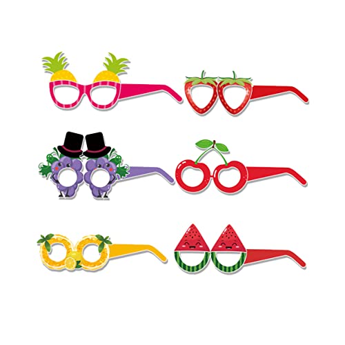 WEKAMOS 18 Stück Papierbrillenanzug rahmen Sonnenbrille Party Strand geformt Ananas Erdbeerbrille Erwachsene Gastgeschenke für Obst lustige brillen Fruchtbrille Luau-Brille erdbeere brille WEKAMOS 18 Stück Papierbrillenanzug rahmen Sonnenbrille Party Strand geformt Ananas Erdbeerbrille Erwachsene Gastgeschenke für Obst lustige brillen Fruchtbrille Luau-Brille erdbeere brille von WEKAMOS