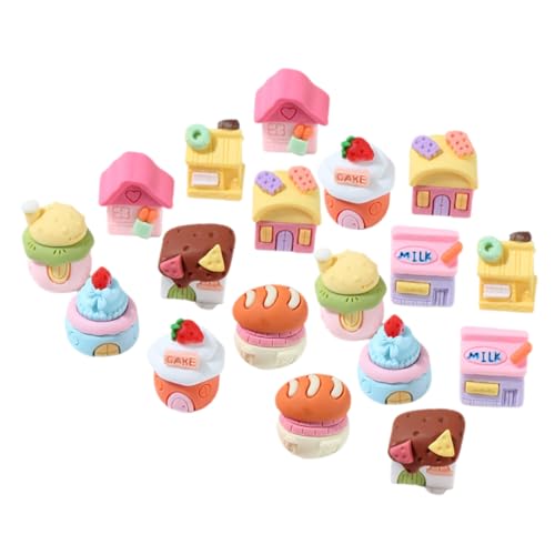 WEKAMOS 18 Stück Teiliges Miniatur Haus Ornament Kreative DIY Handwerksaccessoires Bunte Cartoon Mikrolandschaft Dekoration Geeignet für Schmuck Notizbuch und Desktop Gestaltung WEKAMOS 18 Stück Teiliges Miniatur Haus Ornament Kreative DIY Handwerksaccessoires Bunte Cartoon Mikrolandschaft Dekoration Geeignet für Schmuck Notizbuch und Desktop Gestaltung von WEKAMOS