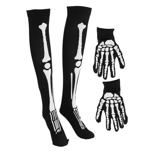 WEKAMOS 1Satz Halloween Skelett Skelett für Halloween Party Dekorationen Auffällige Prints und Knochendetails für Besondere Anlässe WEKAMOS 1Satz Halloween Skelett Skelett für Halloween Party Dekorationen Auffällige Prints und Knochendetails für Besondere Anlässe von WEKAMOS