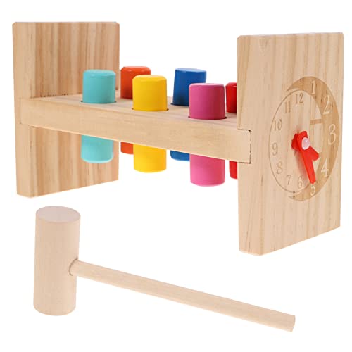 WEKAMOS 1Satz Holzklopfspielzeug für Kleinkinder Interaktives Montessori Hand Augen Koordination Vorschulbildung und Farberkennung mit Farbigen Nägeln WEKAMOS 1Satz Holzklopfspielzeug für Kleinkinder Interaktives Montessori Hand Augen Koordination Vorschulbildung und Farberkennung mit Farbigen Nägeln von WEKAMOS