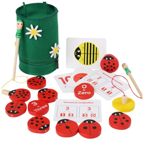 WEKAMOS 1Satz Montessori Zählspielzeug für Kleinkinder Kognitives Lernspielzeug mit Marienkäfern zur Addition und Subtraktion Fördert Feinmotorik und Mathematische Fähigkeiten für Ab WEKAMOS 1Satz Montessori Zählspielzeug für Kleinkinder Kognitives Lernspielzeug mit Marienkäfern zur Addition und Subtraktion Fördert Feinmotorik und Mathematische Fähigkeiten für Ab von WEKAMOS
