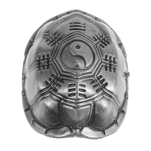 WEKAMOS 1Satz Traditionelle Schildkrötenpanzer Dekoration mit Trigrammen Glücksbringer aus Metall für Heim und Bürozwecke Kulturelles Sammlerstück für Stilvolle Geschenkideen von WEKAMOS