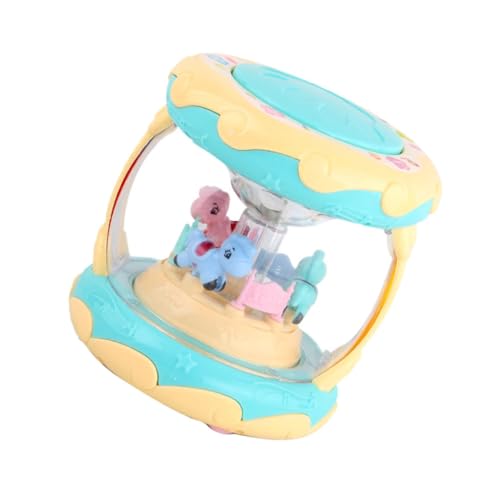 WEKAMOS 1Stück Karussell Handtrommelspielzeug für Lustiges Licht und Musikspielzeug Cartoon Design Langlebig und Tropfenfest Fördert Motorische Fähigkeiten und Spielspaß Farbe WEKAMOS 1Stück Karussell Handtrommelspielzeug für Lustiges Licht und Musikspielzeug Cartoon Design Langlebig und Tropfenfest Fördert Motorische Fähigkeiten und Spielspaß Farbe von WEKAMOS
