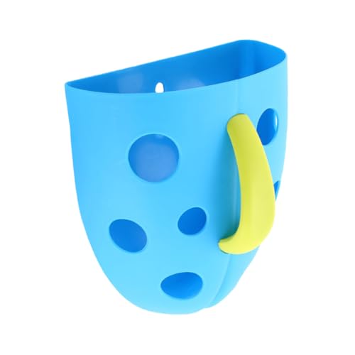 WEKAMOS 1Stück Saugnäpfe Badewannenspielzeug Organizer Multifunktionale Aufbewahrungstasche für Badezimmer Wasserdichtes Kunststoffmaterial mit Luftlöchern zur Schimmelvermeidung von WEKAMOS