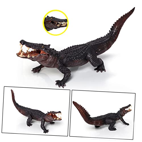 WEKAMOS 1pc Kunststoff Kaprosuchus Modell Künstliche Wildtier Geburtstagsgeschenk Desktop Ornament Für Kinder Jungen von WEKAMOS
