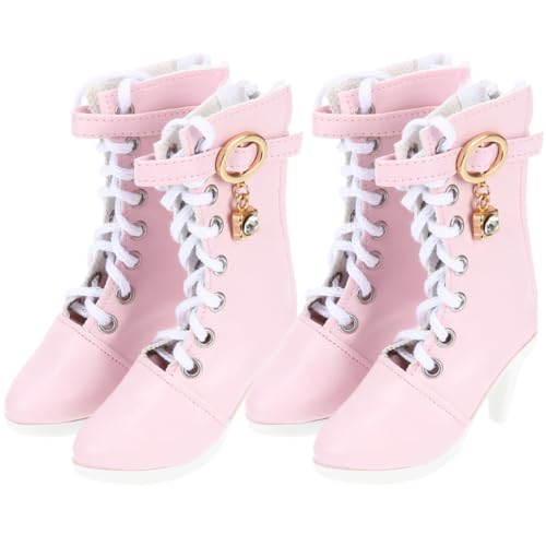 WEKAMOS Puppenschuhe für 60cm Puppen Kleiner High Heel Stiefel Puppen Zubehör Stiefel für Mädchen Puppenspielzeug WEKAMOS Puppenschuhe für 60cm Puppen Kleiner High Heel Stiefel Puppen Zubehör Stiefel für Mädchen Puppenspielzeug von WEKAMOS