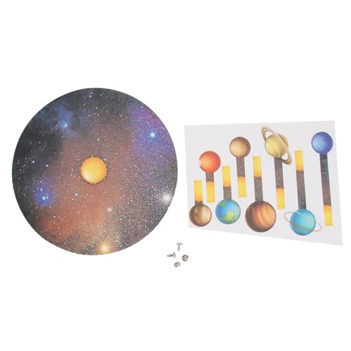 WEKAMOS 2 Sätze DIY Solar System Modell Bastelset mit Komplettzubehör Handmade Material Kit für Anfänger Eltern Junge Mädchen Dekoratives Sonnensystem Modell von WEKAMOS