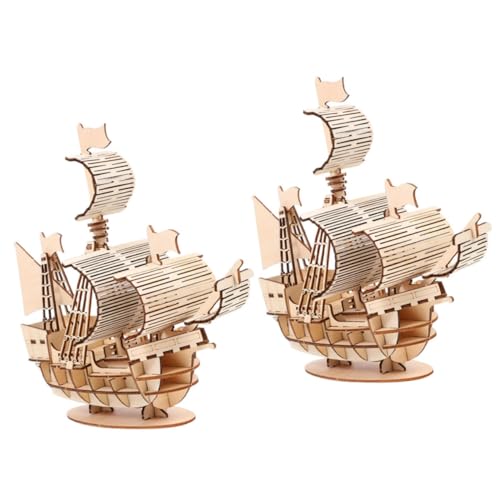 WEKAMOS 2 Sätze Holzpuzzle Segelboot Bausatz Kinderfreundliches DIY Modellspielzeug Vorgefertigte Holzplatten Pädagogisches Bastelset Geduld und Feinmotorik WEKAMOS 2 Sätze Holzpuzzle Segelboot Bausatz Kinderfreundliches DIY Modellspielzeug Vorgefertigte Holzplatten Pädagogisches Bastelset Geduld und Feinmotorik von WEKAMOS