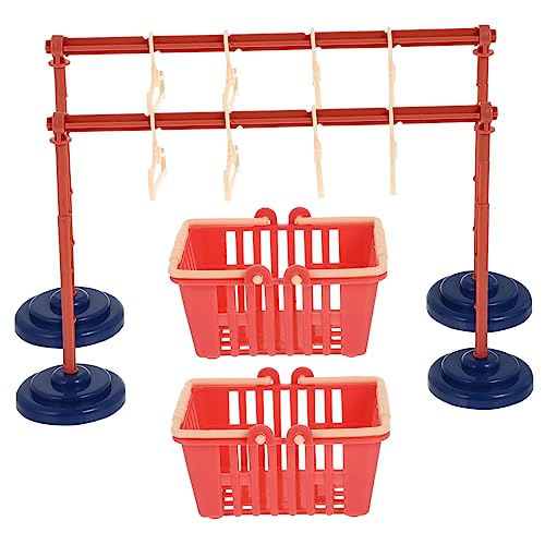 WEKAMOS 2 Sätze Kleiderständer für Puppen Teiliges Puppenkleiderbügel mit Kleiderständer für Puppenhaus zur Aufbewahrung und Präsentation von Puppenkleidung WEKAMOS 2 Sätze Kleiderständer für Puppen Teiliges Puppenkleiderbügel mit Kleiderständer für Puppenhaus zur Aufbewahrung und Präsentation von Puppenkleidung von WEKAMOS