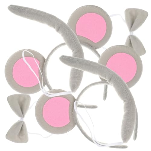 WEKAMOS 2 Sätze Mäuse Kostüm Zubehör mit Ohren Stirnband Schleife und Niedliches Tier Dress Up für Halloween Fasching und Erwachsene Einfaches Cosplay Set WEKAMOS 2 Sätze Mäuse Kostüm Zubehör mit Ohren Stirnband Schleife und Niedliches Tier Dress Up für Halloween Fasching und Erwachsene Einfaches Cosplay Set von WEKAMOS