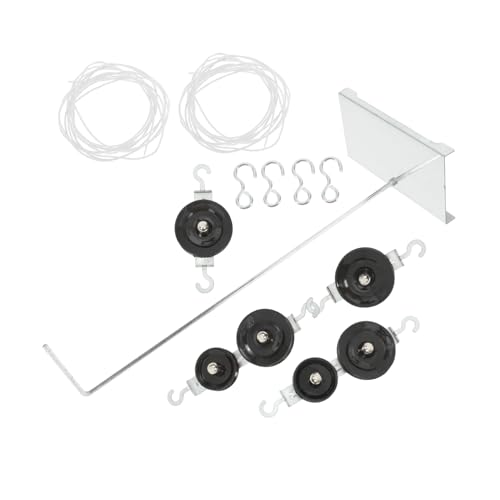 WEKAMOS 2 Sätze Pulley Kit für Physik Experimente mit Stabilem Metallhalter Einfaches und Doppelpulley System für Mittelschulunterricht Robustes Laborzubehör zur Vermittlung von Kraft und WEKAMOS 2 Sätze Pulley Kit für Physik Experimente mit Stabilem Metallhalter Einfaches und Doppelpulley System für Mittelschulunterricht Robustes Laborzubehör zur Vermittlung von Kraft und von WEKAMOS