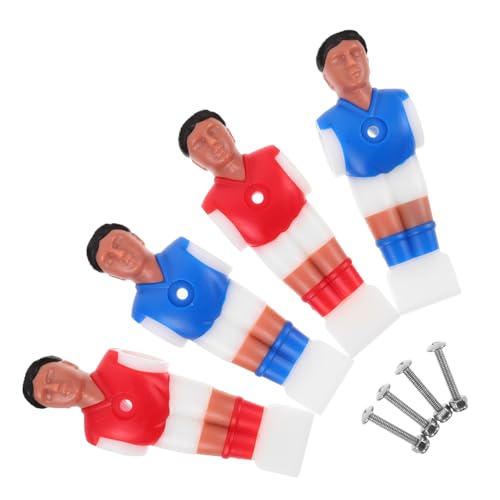 WEKAMOS 2 Sätze Tischfußball Ersatzspieler aus Kunststoff Kompakte Soccer Figuren für Tischfußballtisch Optimal für Flüssiges Spiel für Familien Büro und Geselliges Beisammensein von WEKAMOS