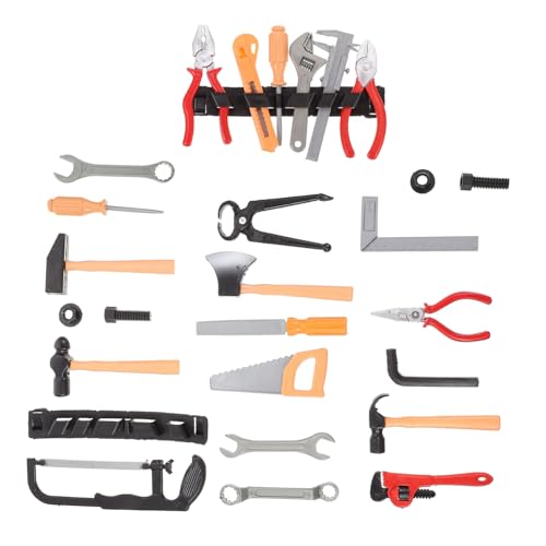 WEKAMOS 2 Satz Werkzeugspielzeug Simuliertes Reparaturset Unterlegscheiben Wrench und Sicherheitshelm für Kreatives Rollenspiel und Bauaktivitäten WEKAMOS 2 Satz Werkzeugspielzeug Simuliertes Reparaturset Unterlegscheiben Wrench und Sicherheitshelm für Kreatives Rollenspiel und Bauaktivitäten von WEKAMOS