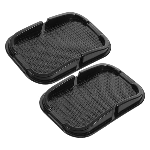 WEKAMOS 2 Stück Auto Navigationshalterung Auto Anti Rutsch Matte Armaturenbrett Aufbewahrungspad Anti Rutsch Matten Für Mobiltelefone Anti Rutsch Matte Auto Telefonhalter von WEKAMOS