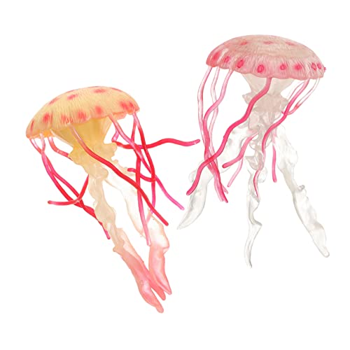 WEKAMOS 2 Stück Dekorative Quallen Modelle Lustige Meereslebewesen Spielzeuge für Tischdekoration Umweltbewusstsein Wissenschaftserziehung Gelbe und Rosa Farben für Zuhause und Aquarium WEKAMOS 2 Stück Dekorative Quallen Modelle Lustige Meereslebewesen Spielzeuge für Tischdekoration Umweltbewusstsein Wissenschaftserziehung Gelbe und Rosa Farben für Zuhause und Aquarium von WEKAMOS