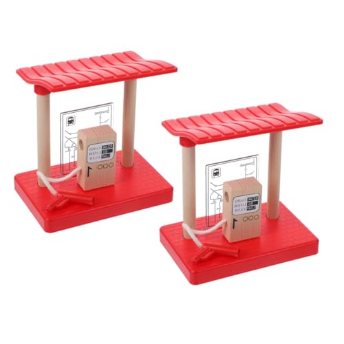 WEKAMOS 2 Stück Eisenbahnschienen Tankstelle Zugzubehör Für Tankstellen Für Spiele Lustige Eisenbahn Tankstellen Simulation Tankstellen Modell Gasspielzeug Aus Holz WEKAMOS 2 Stück Eisenbahnschienen Tankstelle Zugzubehör Für Tankstellen Für Spiele Lustige Eisenbahn Tankstellen Simulation Tankstellen Modell Gasspielzeug Aus Holz von WEKAMOS