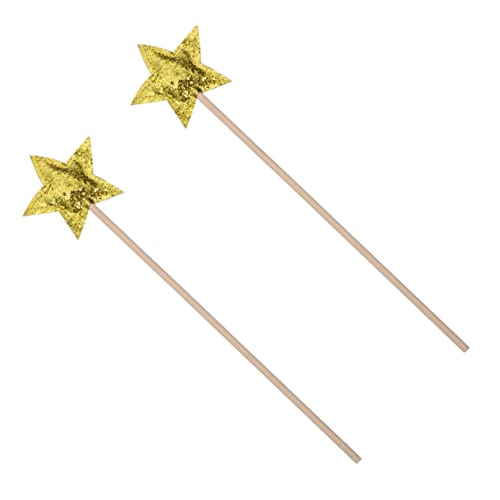WEKAMOS 2 Stück Feenstab mit Stern für Glitzernde Zauberstäbe für Geburtstagsfeiern Kostümpartys für Prinzessinnen und Rollenspiele Gold WEKAMOS 2 Stück Feenstab mit Stern für Glitzernde Zauberstäbe für Geburtstagsfeiern Kostümpartys für Prinzessinnen und Rollenspiele Gold von WEKAMOS