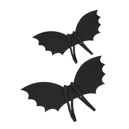 WEKAMOS 2 Stück Fledermausflügel Kinderpartykostüm Tierkostümzubehör Katze Fledermaus Flügel Kostüm Halloween-Fledermaus-Dekorationen Halloween-kostüm Für Mädchen Eva Black WEKAMOS 2 Stück Fledermausflügel Kinderpartykostüm Tierkostümzubehör Katze Fledermaus Flügel Kostüm Halloween-Fledermaus-Dekorationen Halloween-kostüm Für Mädchen Eva Black von WEKAMOS
