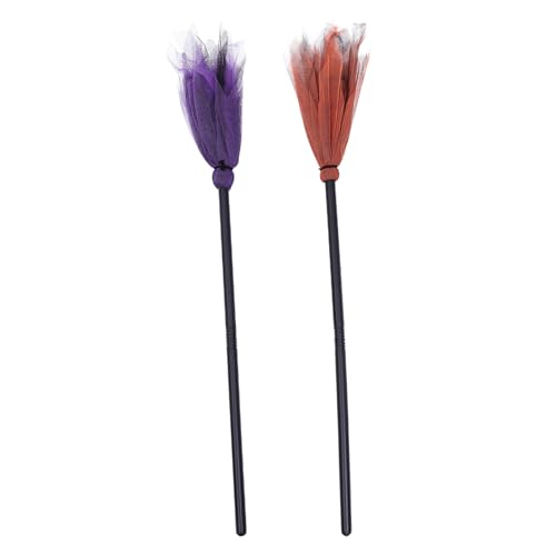 WEKAMOS 2 Stück Halloween Hexenbesen Leichter Kunststoff Mesh Hexenbesen Dekoration Halloween Party Deko Kinderparty Zubehör Bunte Farben Zufällig Zufällige Farbe WEKAMOS 2 Stück Halloween Hexenbesen Leichter Kunststoff Mesh Hexenbesen Dekoration Halloween Party Deko Kinderparty Zubehör Bunte Farben Zufällig Zufällige Farbe von WEKAMOS