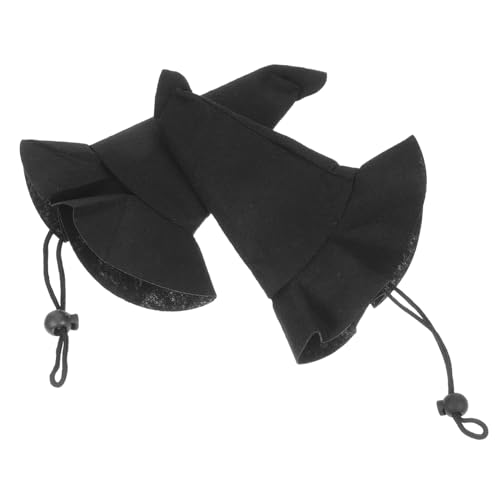 WEKAMOS 2 Stück Halloween-Hexenhut Hexenhut-Figur Halloween- lustiger Zaubererhut Hexenhut selber Machen Kleiner schwarzer Hut Hexenhutverzierung Vlies Black WEKAMOS 2 Stück Halloween-Hexenhut Hexenhut-Figur Halloween- lustiger Zaubererhut Hexenhut selber Machen Kleiner schwarzer Hut Hexenhutverzierung Vlies Black von WEKAMOS