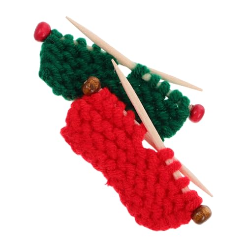 WEKAMOS 2 Stück Handgestrickte Mini Wollmützen für Puppenhaus Deko Weiche Dicke Wollgarne Kleine Wintermützen für DIY Bastelprojekte Miniatur Accessoires für Puppen und Wohnraumgestaltung WEKAMOS 2 Stück Handgestrickte Mini Wollmützen für Puppenhaus Deko Weiche Dicke Wollgarne Kleine Wintermützen für DIY Bastelprojekte Miniatur Accessoires für Puppen und Wohnraumgestaltung von WEKAMOS