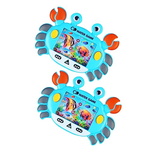 WEKAMOS 2 Stück Handheld Wasserspielzeug Wasser Ringwurf für Tragbar Robust und Sicher für Outdoor Badespaß und Freizeitaktivitäten von WEKAMOS