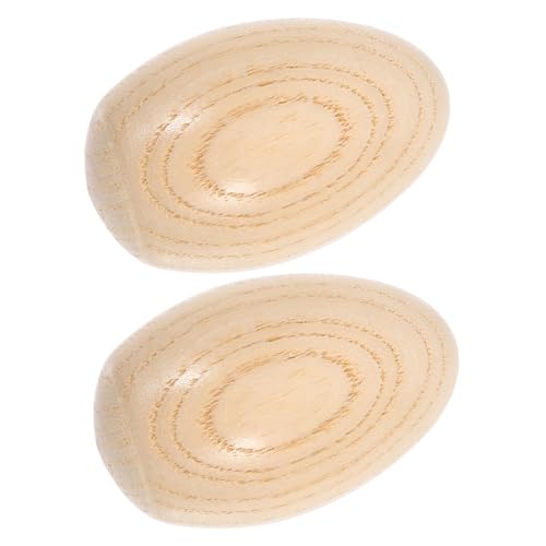 WEKAMOS 2 Stück Holz Ei Maracas für Musikinstrument Inspirierendes Percussion mit Angenehmem für Junge Mädchen und Jungen Hochwertige Verarbeitung und Unterhaltsame Musikaktivitäten von WEKAMOS