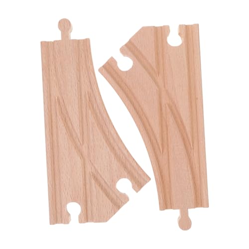 WEKAMOS 2 Stück Holz Schienen Erweiterungsstücke Mehrdirektionale Gleisverbindungen für Holzeisenbahnen Kompatibel mit Gängigen Marken Pädagogisches für Kreative WEKAMOS 2 Stück Holz Schienen Erweiterungsstücke Mehrdirektionale Gleisverbindungen für Holzeisenbahnen Kompatibel mit Gängigen Marken Pädagogisches für Kreative von WEKAMOS