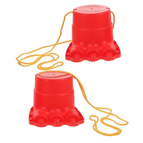WEKAMOS 2 Stück Kinderstelzen aus Lebensmittelechtem Material Balance Trainingsspielzeug für Rutschfestes Stelzenspiel Outdoor Koordination Teiliges Rotes WEKAMOS 2 Stück Kinderstelzen aus Lebensmittelechtem Material Balance Trainingsspielzeug für Rutschfestes Stelzenspiel Outdoor Koordination Teiliges Rotes von WEKAMOS
