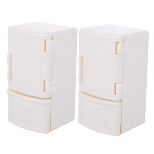 WEKAMOS 2 Stück Kühlschrank Modell Dekorative Mini Accessoires für Puppenhaus und DIY Projekte Bewegliche Tür für Realistische Gestaltung und Weihnachten WEKAMOS 2 Stück Kühlschrank Modell Dekorative Mini Accessoires für Puppenhaus und DIY Projekte Bewegliche Tür für Realistische Gestaltung und Weihnachten von WEKAMOS