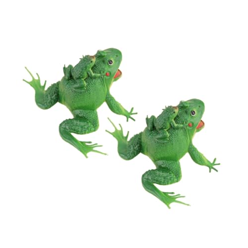 WEKAMOS 2 Stück Mini Frosch mit Geräuschfunktion Realistische Grüne Froschmodelle Sammelfiguren für Lebensechte Dekoration für Zuhause und Garten WEKAMOS 2 Stück Mini Frosch mit Geräuschfunktion Realistische Grüne Froschmodelle Sammelfiguren für Lebensechte Dekoration für Zuhause und Garten von WEKAMOS