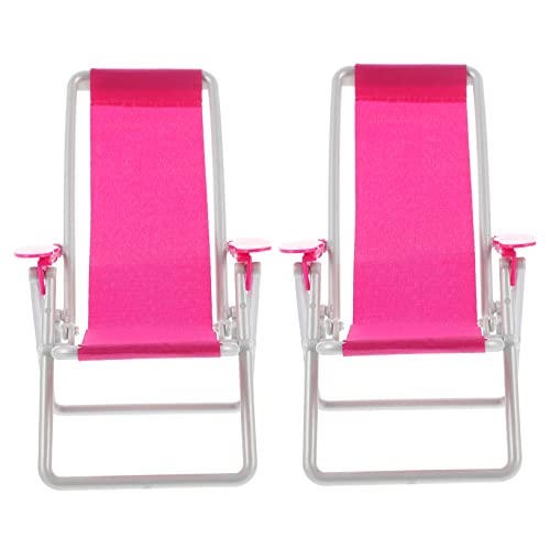 WEKAMOS 2 Stück Mini Liegestuhl für Puppenhaus Adorable Mini Chairs für Strand und Spielzeugszenen Dekorative Möbel für Modell Handgefertigte Dekoartikel Fotoshootings und Kreative WEKAMOS 2 Stück Mini Liegestuhl für Puppenhaus Adorable Mini Chairs für Strand und Spielzeugszenen Dekorative Möbel für Modell Handgefertigte Dekoartikel Fotoshootings und Kreative von WEKAMOS