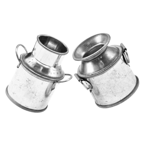 WEKAMOS 2 Stück Mini-blumentopf Aus Weißblech Milchtöpfe Miniaturen Klein Puppenhaus Container Winzig Milchglas Milchkrug Milchflasche Mini-gartenzubehör Mini -Eimer Legierung WEKAMOS 2 Stück Mini-blumentopf Aus Weißblech Milchtöpfe Miniaturen Klein Puppenhaus Container Winzig Milchglas Milchkrug Milchflasche Mini-gartenzubehör Mini -Eimer Legierung von WEKAMOS