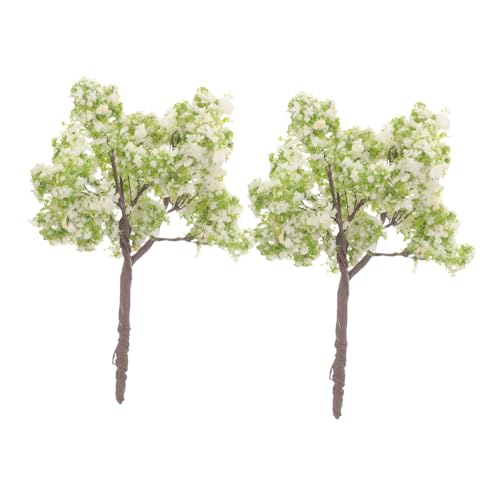 WEKAMOS 2 Stück Miniatur Baumfigur Teiliges aus Langlebigem Schwamm und Detailreiche Handgefertigte Miniaturbäume für Diorama Tischdeko und Mikro Vielseitige Gartendeko WEKAMOS 2 Stück Miniatur Baumfigur Teiliges aus Langlebigem Schwamm und Detailreiche Handgefertigte Miniaturbäume für Diorama Tischdeko und Mikro Vielseitige Gartendeko von WEKAMOS