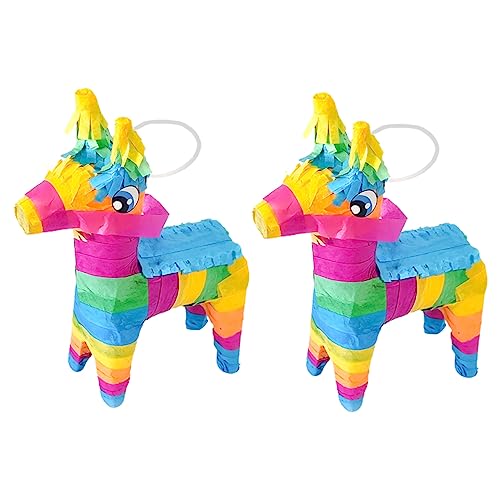 WEKAMOS 2 Stück Piñata Dekoration mit Süßigkeiten Gefüllt Geburtstagsfeier Piñata für Partys und Cinco De Mayo Feierlichkeiten WEKAMOS 2 Stück Piñata Dekoration mit Süßigkeiten Gefüllt Geburtstagsfeier Piñata für Partys und Cinco De Mayo Feierlichkeiten von WEKAMOS