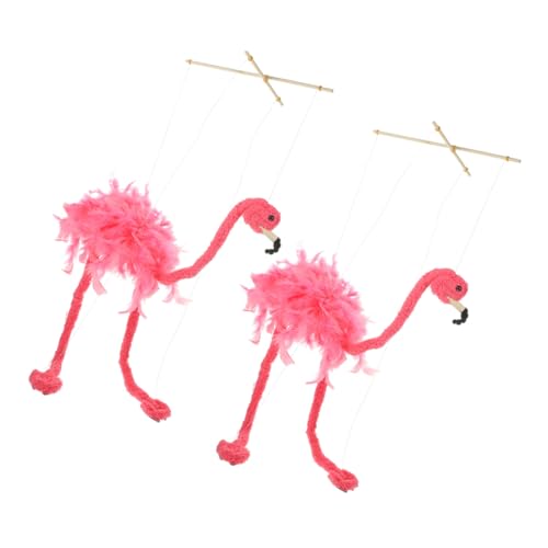 WEKAMOS 2 Stück Plüsch Flamingo Marionette Leichte Tier Puppets mit Zugfaden Bewegliche Handpuppen für Kindertheater Dekoration und Interaktives Rollenspiel Langlebig und Wiederverwendbar WEKAMOS 2 Stück Plüsch Flamingo Marionette Leichte Tier Puppets mit Zugfaden Bewegliche Handpuppen für Kindertheater Dekoration und Interaktives Rollenspiel Langlebig und Wiederverwendbar von WEKAMOS