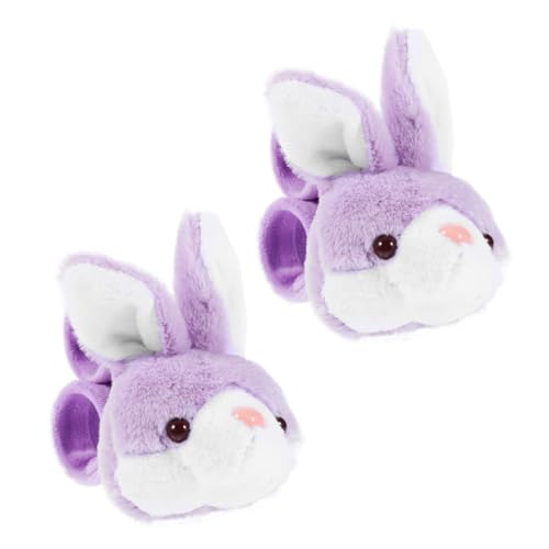 WEKAMOS 2 Stück Plüsch Tier Klappringe Lustige Snap Armbänder mit Hasen für Kindergeburtstage und Partys Leicht und Bequem Partygeschenk WEKAMOS 2 Stück Plüsch Tier Klappringe Lustige Snap Armbänder mit Hasen für Kindergeburtstage und Partys Leicht und Bequem Partygeschenk von WEKAMOS