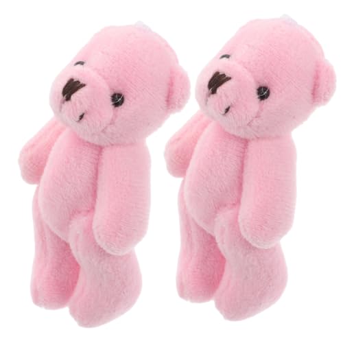 WEKAMOS 2 Stück Puppenhauspuppe Kleines Bärenspielzeug Minibär Kleiner Bär Mini Plüschbär Winzige Bären Winzige Kuscheltiere Miniatur Plüschbärenspielzeug Bär Plüsch Puppenhaustiere Rosa WEKAMOS 2 Stück Puppenhauspuppe Kleines Bärenspielzeug Minibär Kleiner Bär Mini Plüschbär Winzige Bären Winzige Kuscheltiere Miniatur Plüschbärenspielzeug Bär Plüsch Puppenhaustiere Rosa von WEKAMOS