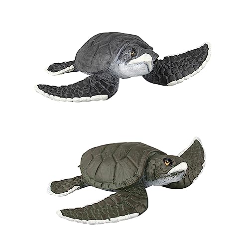 WEKAMOS 2 Stück Realistische Kunststoff Schildkröten Modelle Vielseitiges und Dekoration für Kinderzimmer Lernspielzeug und Meeresbewohner Figur Tragbar und Leicht für Drinnen und Draußen WEKAMOS 2 Stück Realistische Kunststoff Schildkröten Modelle Vielseitiges und Dekoration für Kinderzimmer Lernspielzeug und Meeresbewohner Figur Tragbar und Leicht für Drinnen und Draußen von WEKAMOS